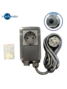 Interrupteur pneumatique InSinkErator Chrome