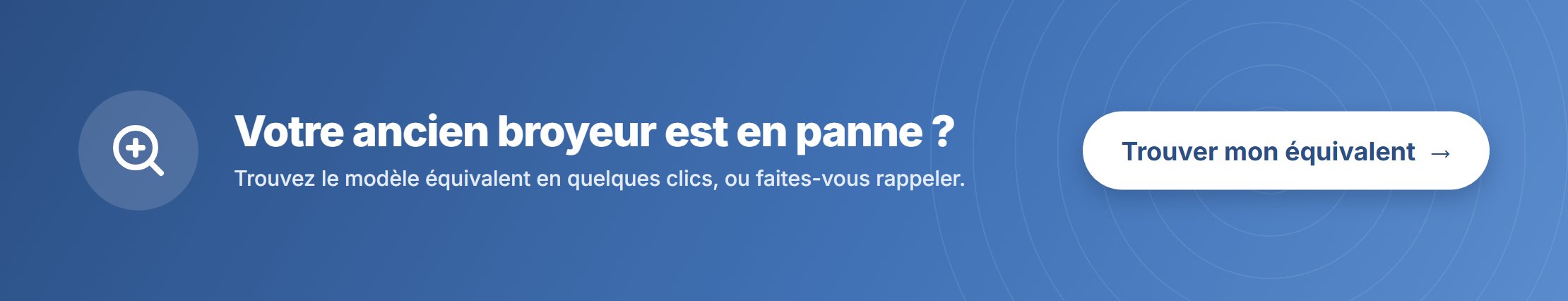 Bienvenue sur notre page dédiée à vous guider dans le choix du broyeur de déchets parfait, en vous aidant à trouver un modèle équivalent ou supérieur à votre ancien appareil. Découvrez notre sélection variée, conçue pour une gestion des déchets efficace et écologique.